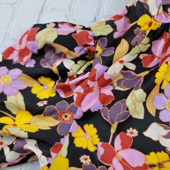 WHO‎ WHAT WEAR  Bohemian Garden floral top - Picture 12 of 15